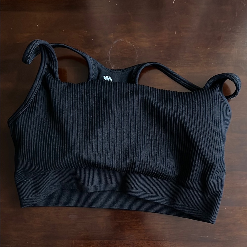 All in Motion Black Sports Bra Intimates